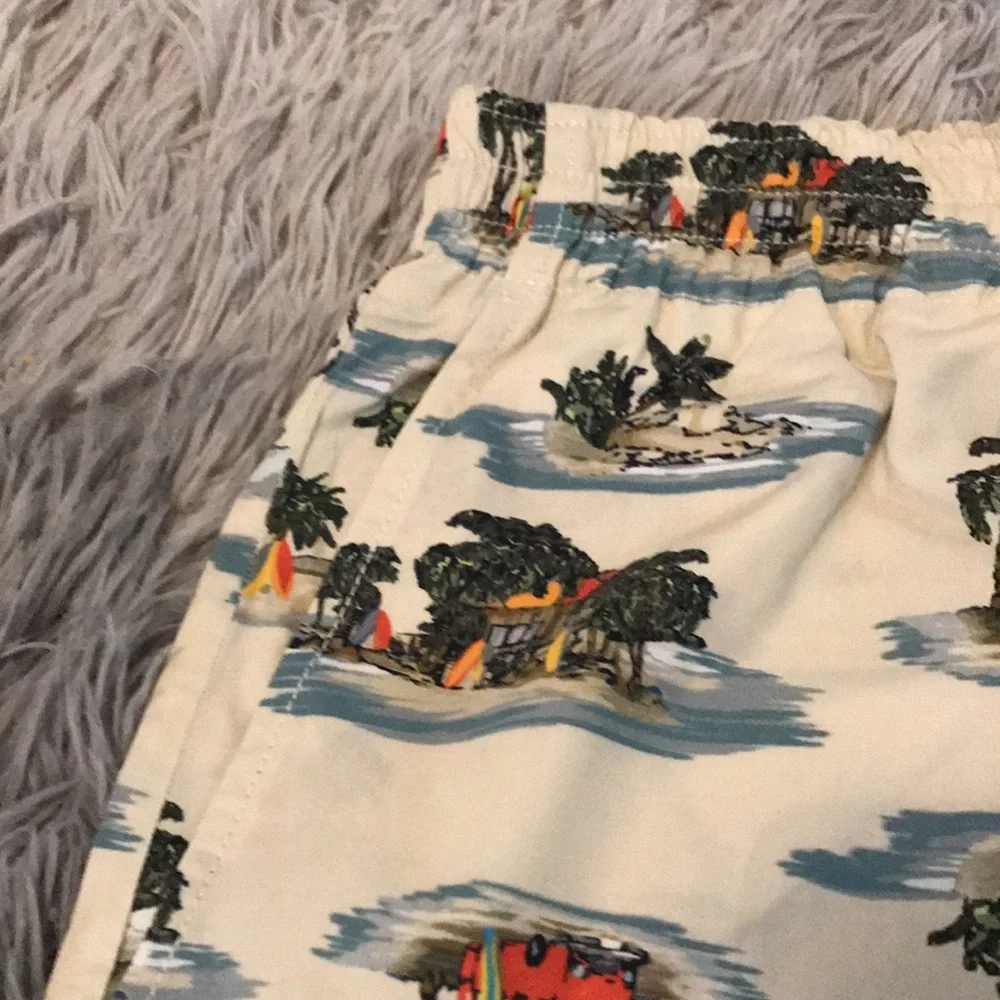 New Authentic Bottega Veneta Tropical Print Men's Swim Shorts size 48
